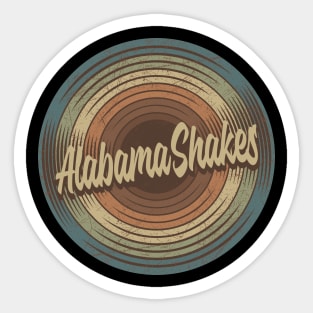 Alabama Shakes Vintage Vinyl Sticker